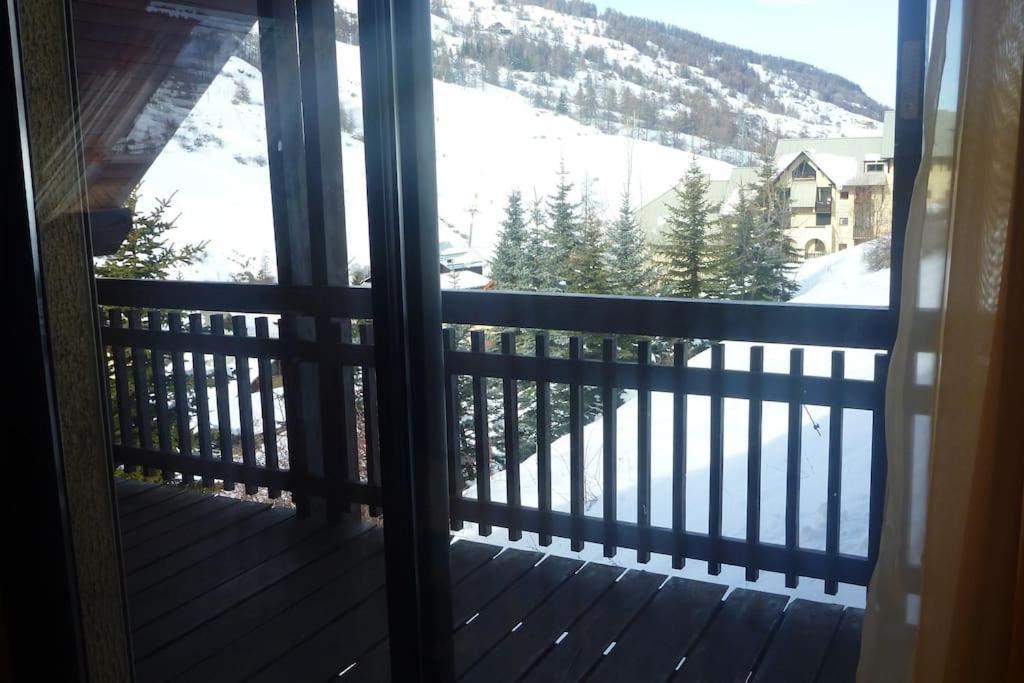 Duplex Avec Belle Terrasse Au Pied Des Pistes Vars (Hautes-Alpes) Exterior foto